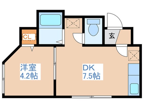 クリフ澄川の物件間取画像